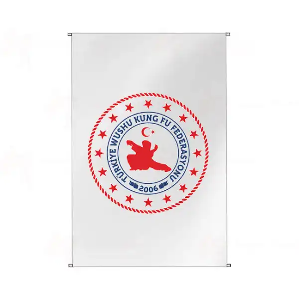 Trkiye Wushu Kung Fu Federasyonu Bina Cephesi Bayraklar