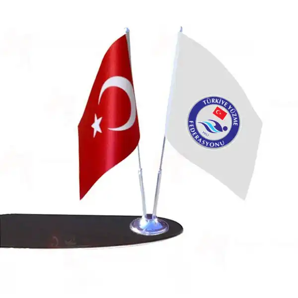 Trkiye Yzme Federasyonu 2 Li Masa Bayraklar Sat Fiyat