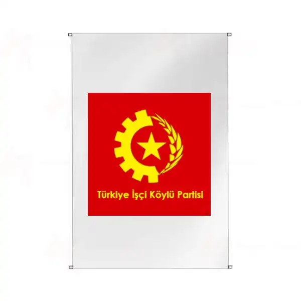 Türkiye İşçi Köylü Partisi Bina Cephesi Bayrakları