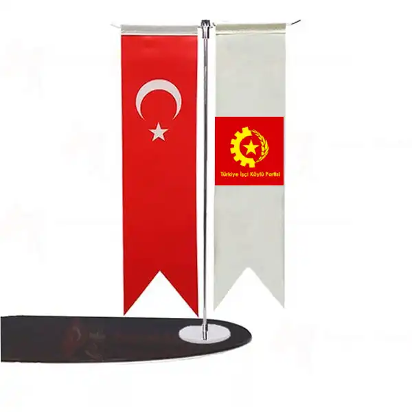 Türkiye İşçi Köylü Partisi T Masa Bayrakları