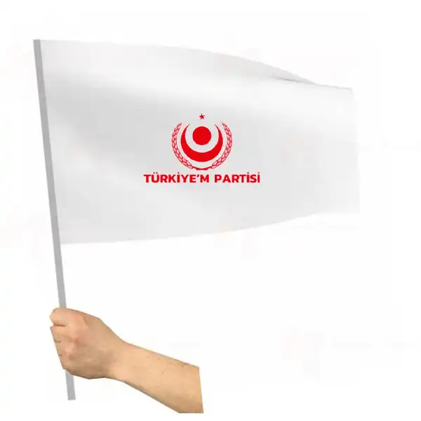 Trkiyem Partisi 2 Li Masa Bayraklar