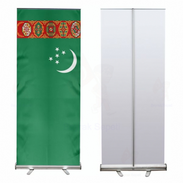 Trkmenistan Roll Up ve BannerTasarm