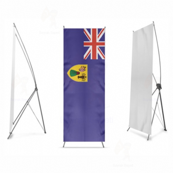 Turks ve Caicos Adalar X Banner Bask zellii