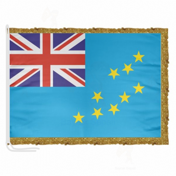 Tuvalu Saten Kumaş Makam Bayrağı