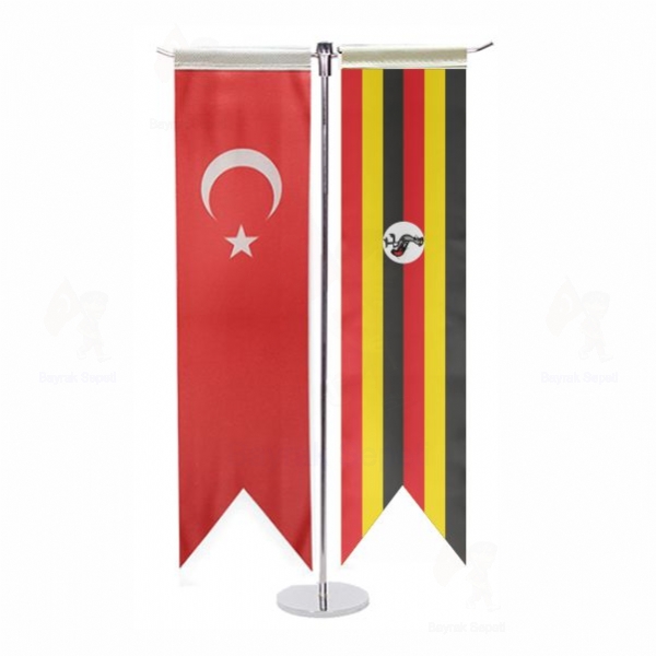 Uganda T Masa Bayraklar