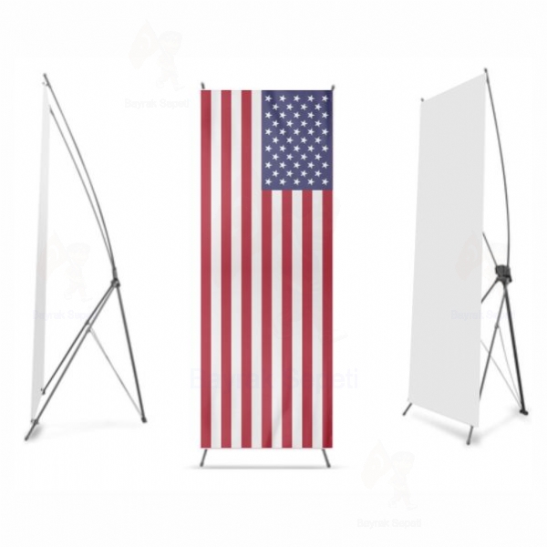 United States of America X Banner Bask