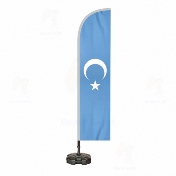 Uygur Trkleri Plaj Bayraklar
