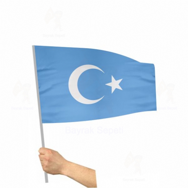 Uygur Trkleri Sopal Bayraklar