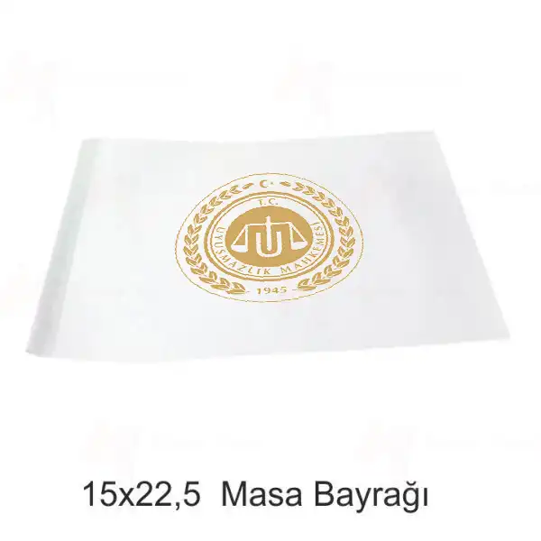 Uyumazlk Mahkeme Bakanl Masa Bayraklar