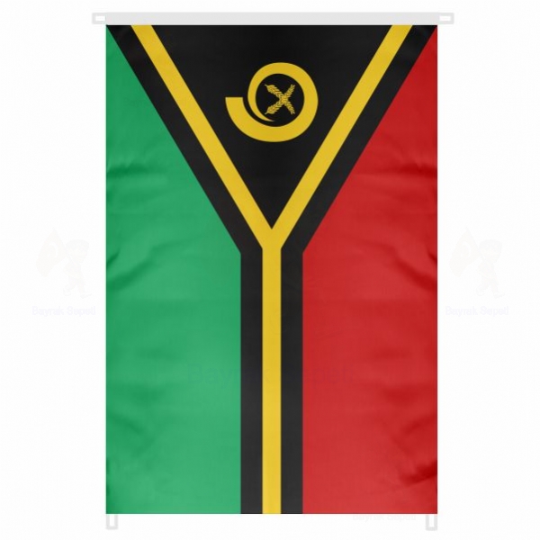 Vanuatu Bina Cephesi Bayrak Ebatlar