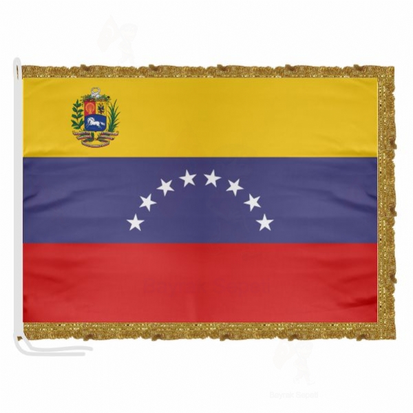 Venezuela Saten Kuma Makam Bayra