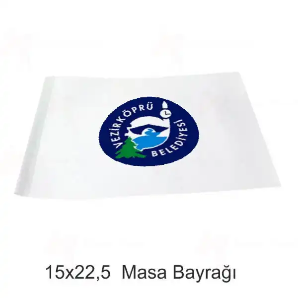 Vezirkpr Belediyesi Masa Bayraklar
