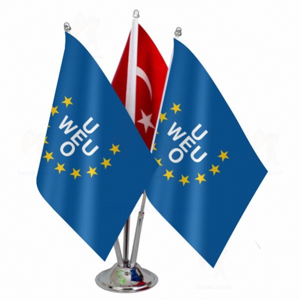 Western European Union 3 L Masa Bayraklar Yapan Firmalar
