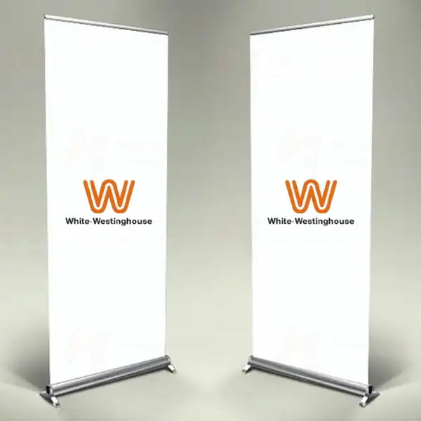 White Westinghouse Roll Up ve Banner