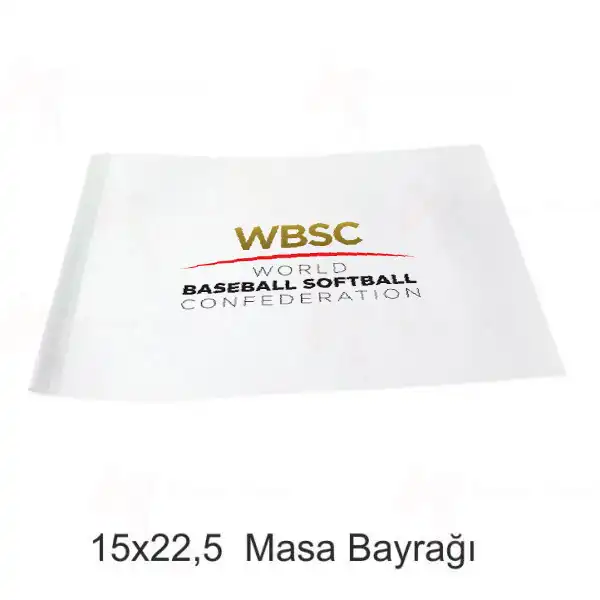 World Baseball Softball Confederation Masa Bayraklar Bul