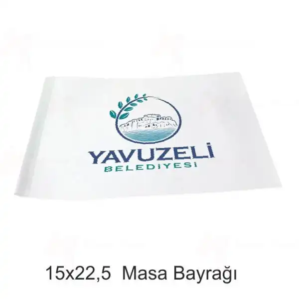 Yavuzeli Belediyesi Masa Bayraklar