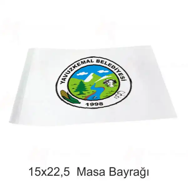 Yavuzkemal Belediyesi Masa Bayraklar