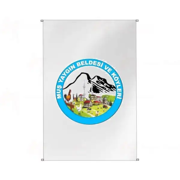 Yaygn Belediyesi Bina Cephesi Bayraklar