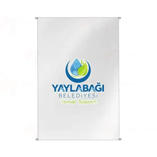 Yaylaba Belediyesi Bina Cephesi Bayraklar