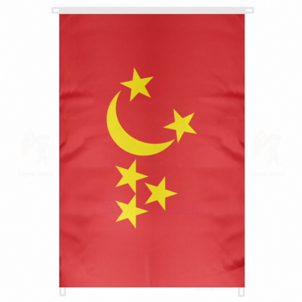 Yedişehir Uygur Hanlığı Bina Cephesi Bayrakları
