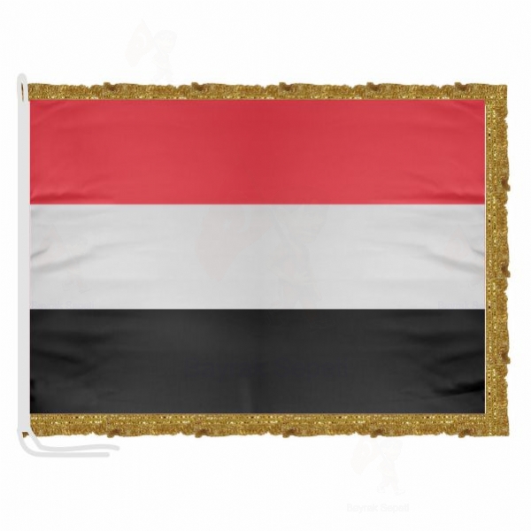 Yemen Saten Kumaş Makam Bayrağı
