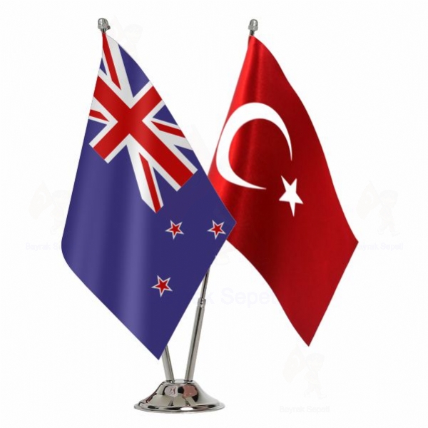 Yeni Zelanda 2 Li Masa Bayraklar zellii