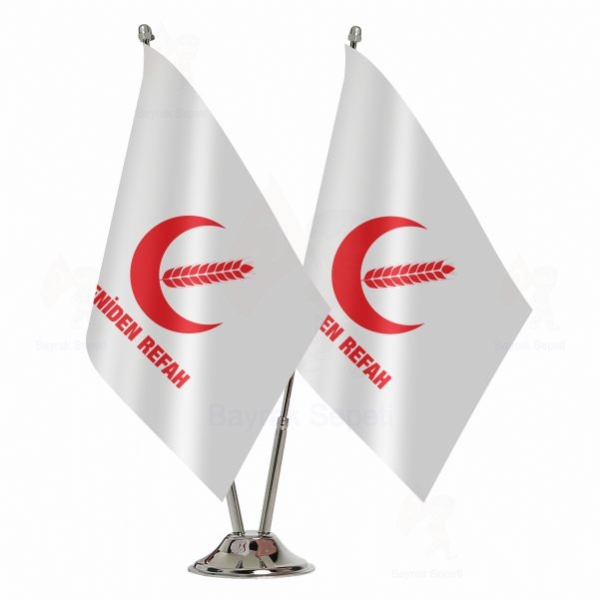 Yeniden Refah Partisi 2 li Masa Bayrağı