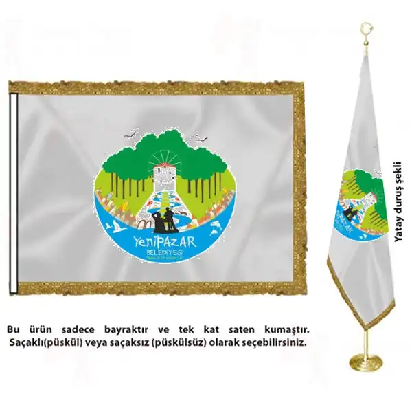 Yenipazar Belediyesi Saten Kuma Makam Bayra