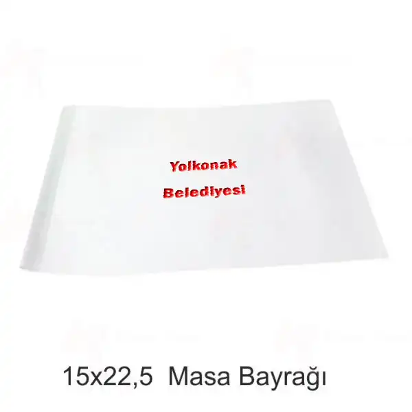 Yolkonak Belediyesi Masa Bayraklar