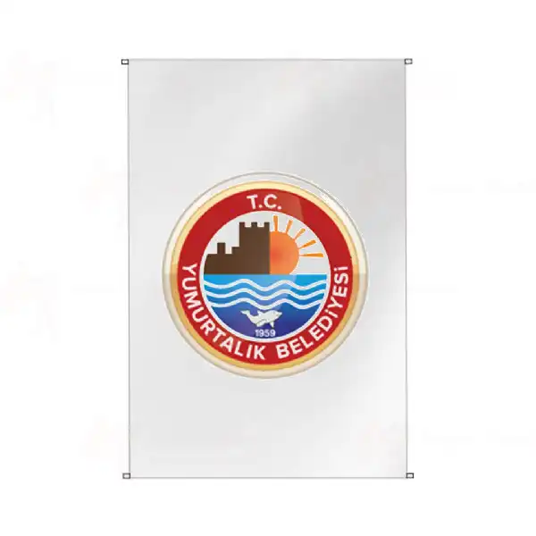 Yumurtalk Belediyesi Bina Cephesi Bayraklar