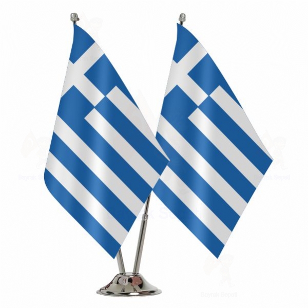 Yunanistan 2 li Masa Bayra