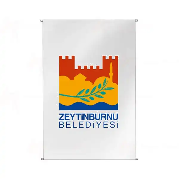 Zeytinburnu Belediyesi Bina Cephesi Bayraklar