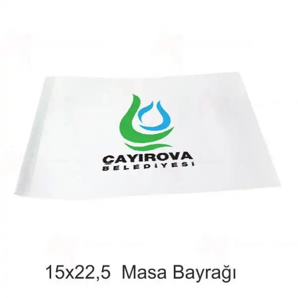 ayrova Belediyesi Masa Bayraklar