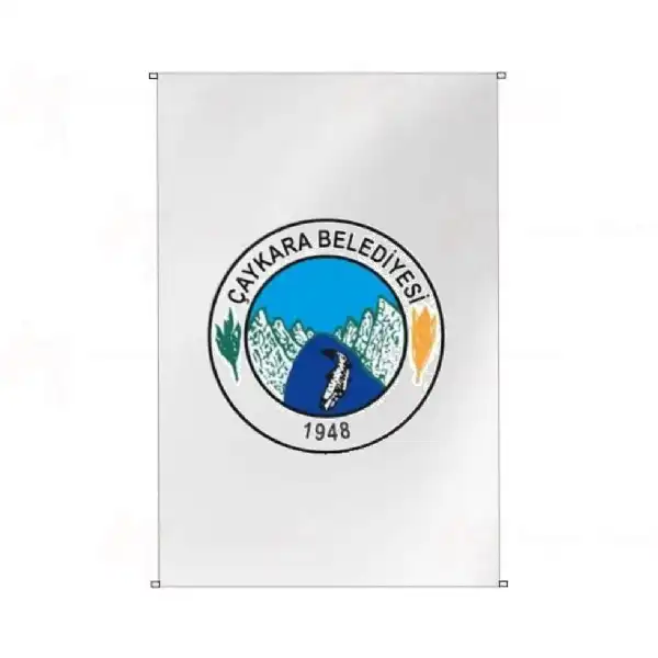 aykara Belediyesi Bina Cephesi Bayraklar