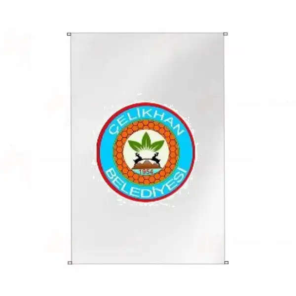 Çelikhan Belediyesi Bina Cephesi Bayrakları