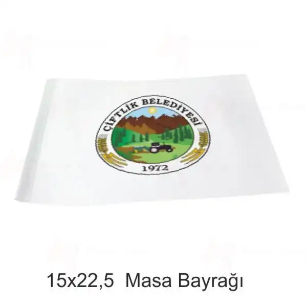 iftlik Belediyesi Masa Bayraklar