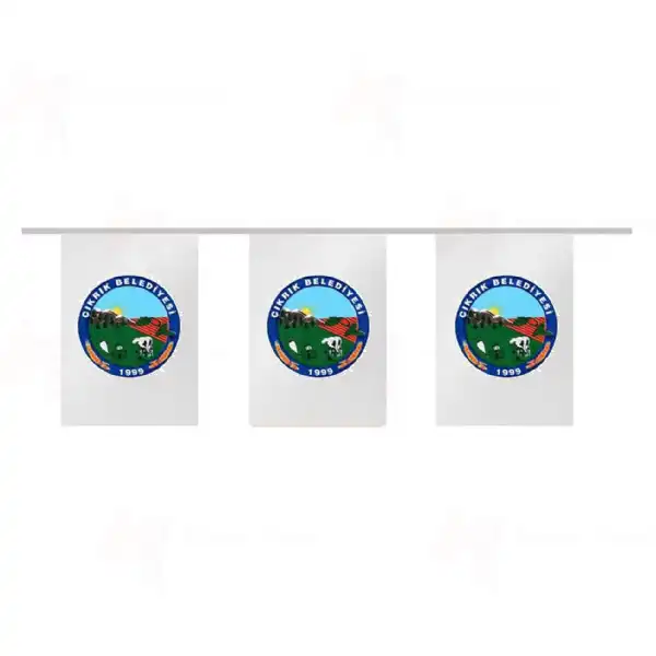 Çıkrık Belediyesi İpe Dizili Süsleme Bayrakları