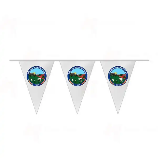 Çıkrık Belediyesi İpe Dizili Üçgen Bayraklar