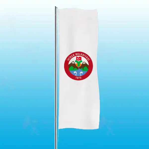 İkizce Belediyesi Dikey Gönder Bayrakları