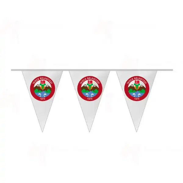 İkizce Belediyesi İpe Dizili Üçgen Bayraklar