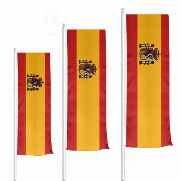 spanya Dikey Gnder Bayrak Satlar