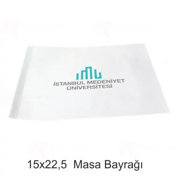 stanbul Medeniyet niversitesi Masa Bayraklar