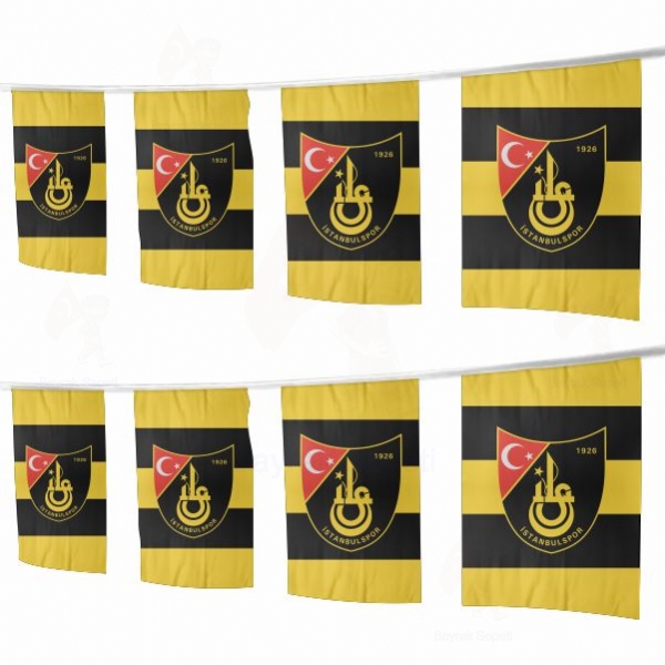 İstanbulspor İpe Dizili Süsleme Bayrakları