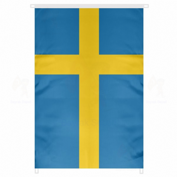İsveç Bina Cephesi Bayrakları