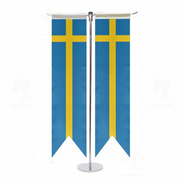 İsveç T Masa Bayrağı
