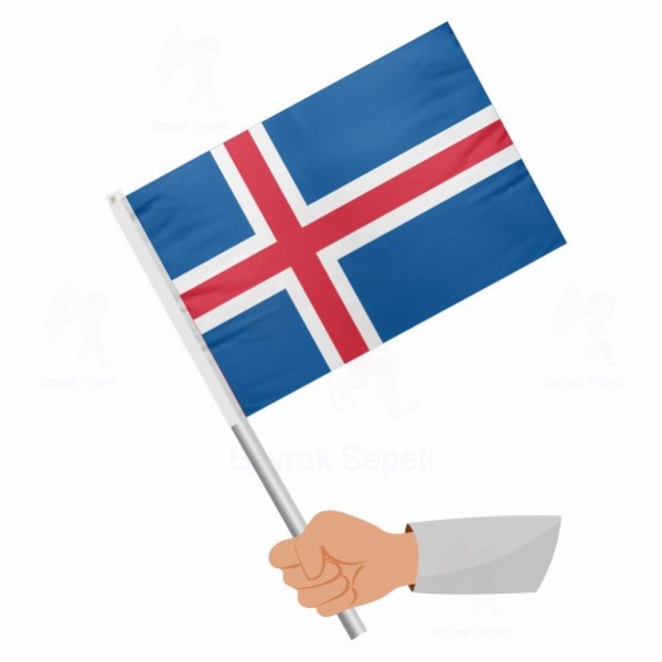 İzlanda Sopalı Bayraklar