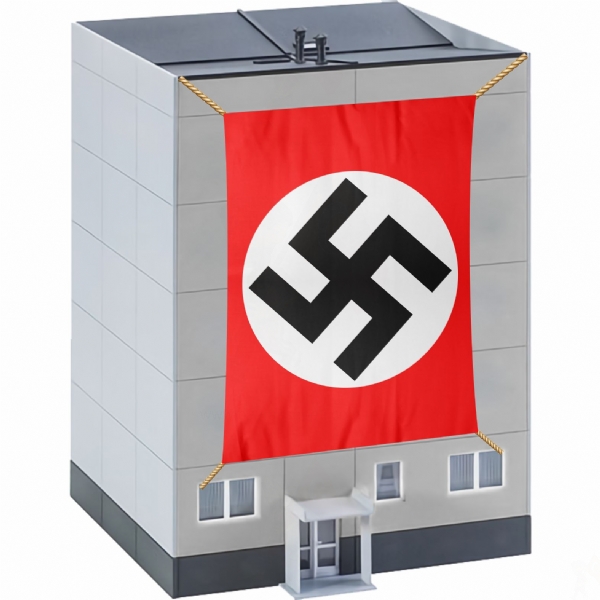 Nazi Bina Cephesi Flama Bayrak