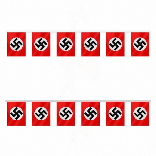 Nazi pe Dizili Ss Flamalar ve Bayraklar
