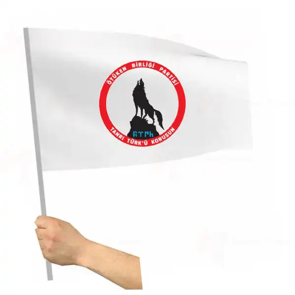 Ötüken Birliği Partisi Sopalı Bayraklar