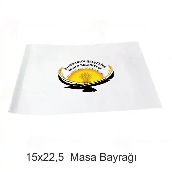 zalp Belediyesi Masa Bayraklar